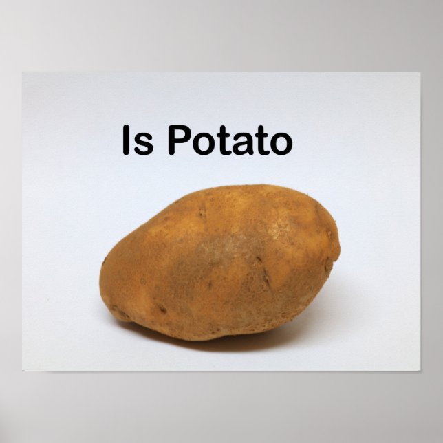 Är potatis Poster (Framsidan)