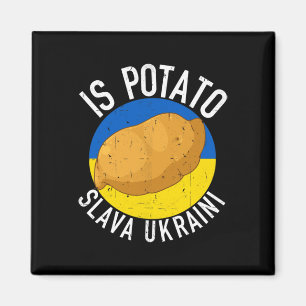 Är Potatis Roligt Ukraina Skämt Stöd Ukraina Är Po Magnet