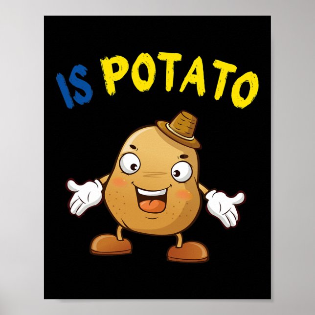 Är Potatis Roligt Ukraina Skämt Stöd Ukraina Är Po Poster (Framsidan)