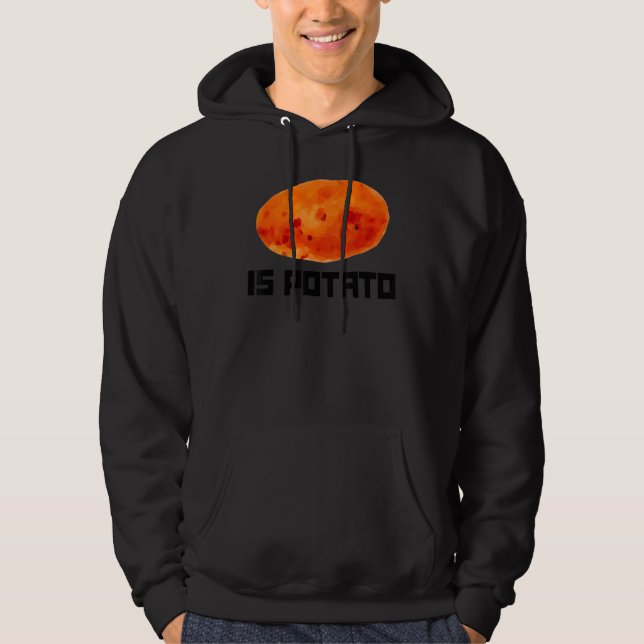 Är potatis, rotfrukter och grönsaker hoodie (Framsida)