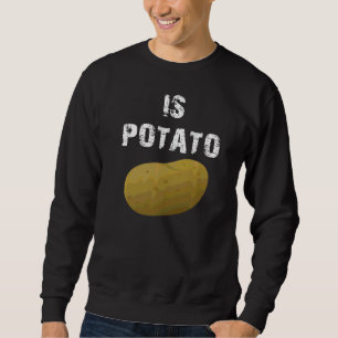 Är potatis som det ser på sena kvällstv 34 lång ärmad tröja