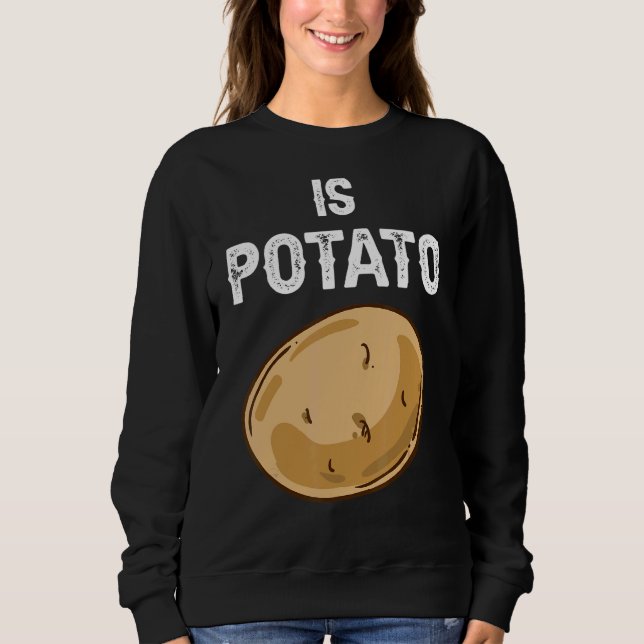 Är potatis som det ser på TV i sena natten 22 T Shirt (Framsida)