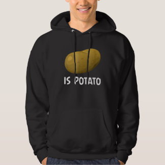Är potatis som det ser ut på sen natt hoodie