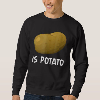 Är potatis som det ser ut på sen natt lång ärmad tröja