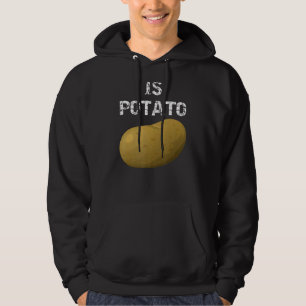 Är potatis som på TV-kanalen Late Natt 12 Hoodie