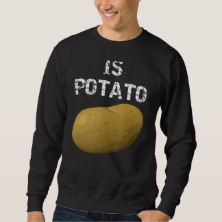 Är potatis som på TV-kanalen Late Natt 12 Lång Ärmad Tröja