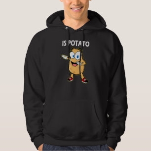 Är potatiskabb som den ser på den sena kvällstäckn hoodie