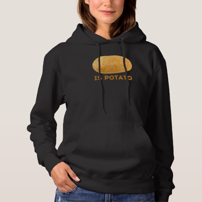 Är potatiskräppost för sent nattskämt potatis pota t shirt (Framsida)