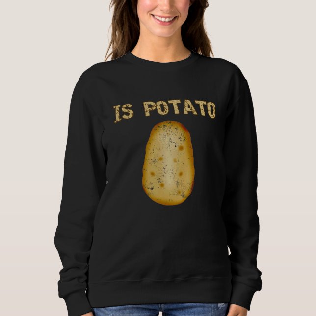 Är Potato Potato Humor T Shirt (Framsida)