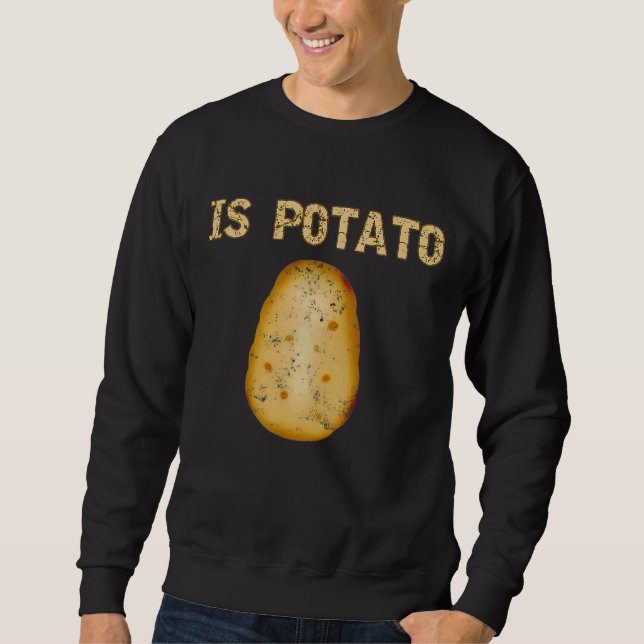 Är Potato så roligt som det ser på den sena kvälls Lång Ärmad Tröja (Framsida)