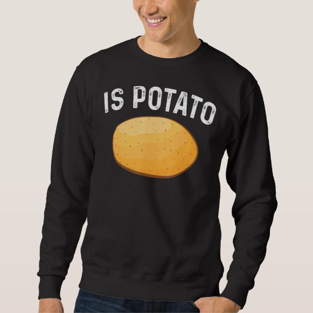 Är Potato så som det ser på den sena natttv-kanale Lång Ärmad Tröja (Framsida)