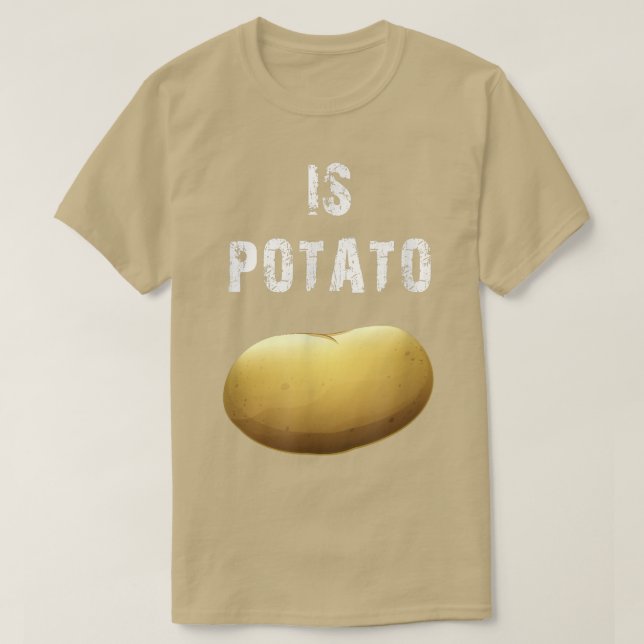 Är Potatoas sett på sena kvällstv442 T Shirt (Design framsida)