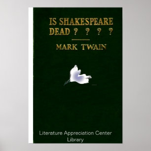 Är Shakespeare död? Poster