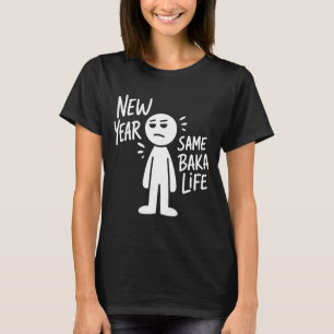 År Skjorta Samma Baka Liv Anime Humor T Shirt