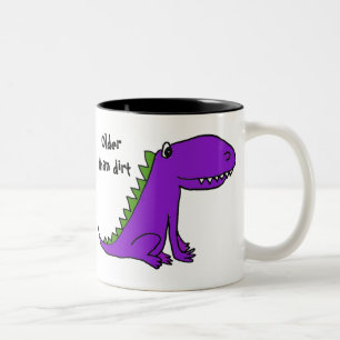 AR som är äldre än smutsDinosaurmuggen Två-Tonad Mugg