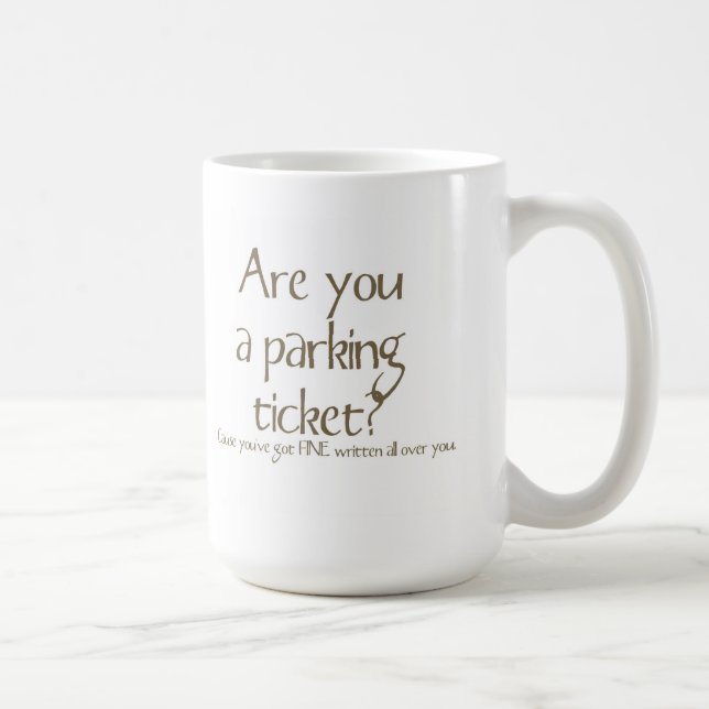 Är som du, väljer A som parkerar biljetten, fodrar Kaffemugg (Höger)