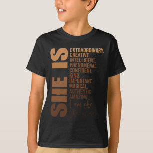 Är svart historikmånad Onapologetisk afrikansk Jun T Shirt