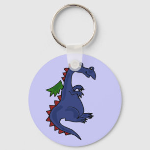 AR tecknad FDragon Keychain Nyckelring