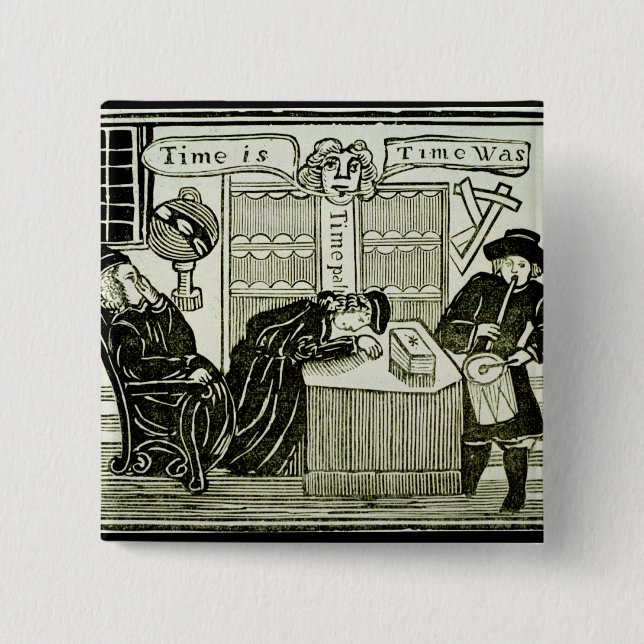 "Är Time, Time var", kopierar av en illustration Knapp (Framsida)