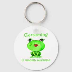 är Toadally Fantastisk Roligt Toad Quote Nyckelring
