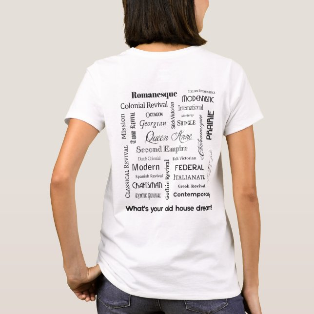 Är vad din gammala husdröm? (Tända), T Shirt (Baksida)