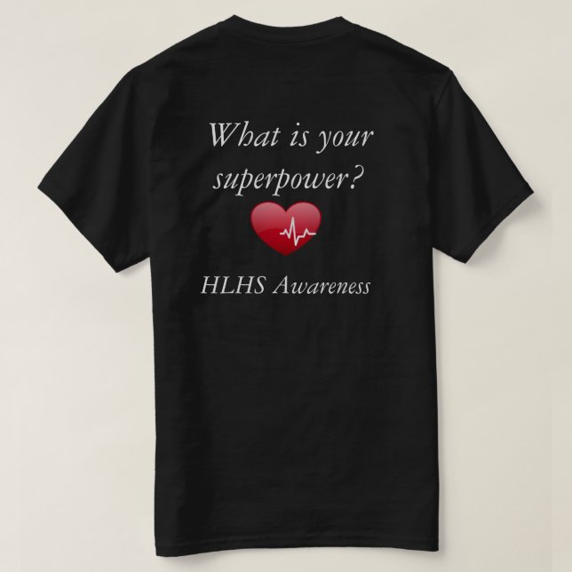 Är vad din superpower? tee shirt (Design baksida)