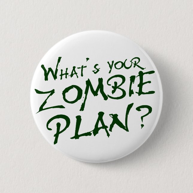 Är vad din Zombie planerar? Knapp (Framsida)