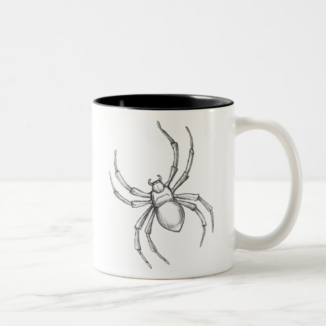 Är vad ditt gift? Kuslig spindelmugg Två-Tonad Mugg (Höger)