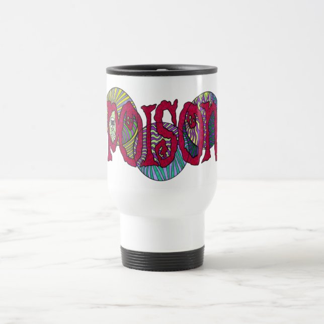 Är vad ditt gift? Travel mug Resemugg (Center)