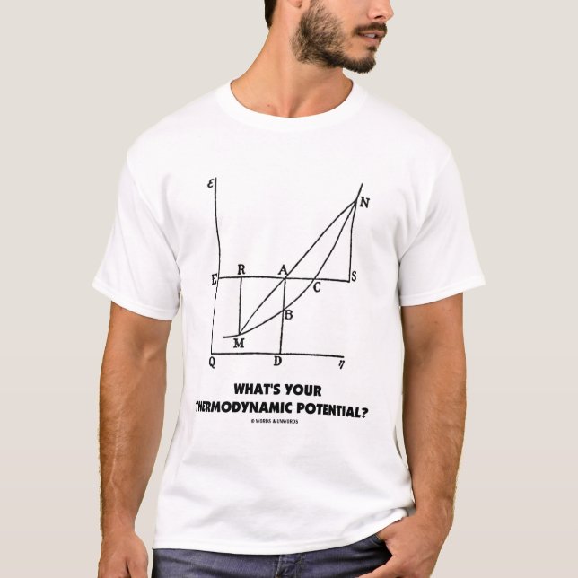 Är vad ditt Thermodynamic potentiellt? Chem/fysik Tee Shirt (Framsida)