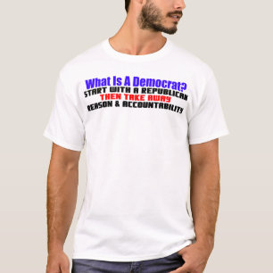 Är vad en demokrat? t shirt