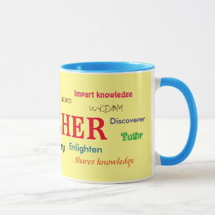 Är vad en läraremugg? mugg