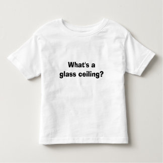 Är vad ett glass tak? t shirt