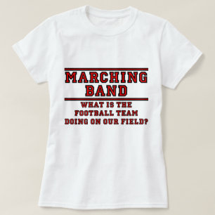 Är vad fotbollslag som gör på vårt fält? t-shirt