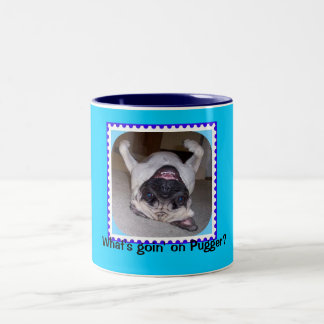 Är vad Goin på Pugger? Två-Tonad Mugg