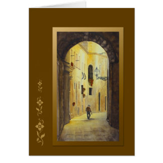 Är vad i en hänga lös? hälsningskort