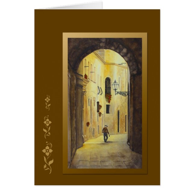 Är vad i en hänga lös? hälsningskort (Framsidan)