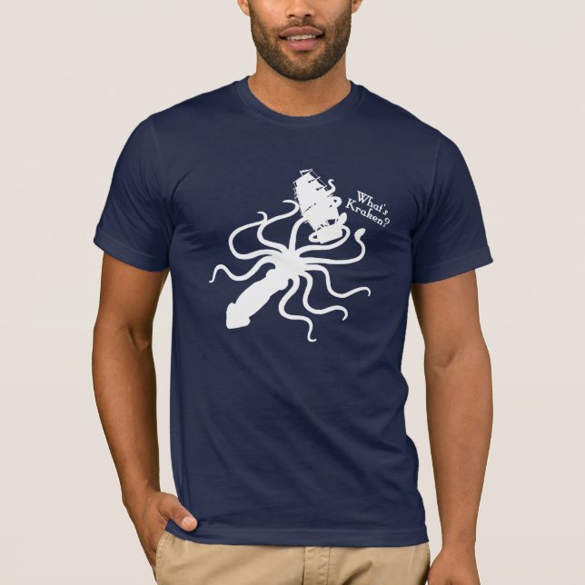 Är vad Kraken? Mörk utslagsplatsskjorta T Shirt (Framsida)
