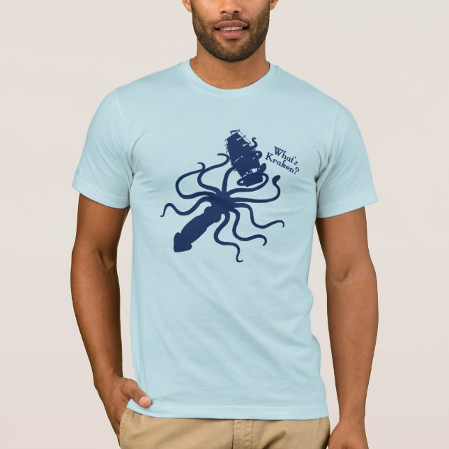Är vad Kraken? Utslagsplatsskjorta Tee Shirt (Framsida)