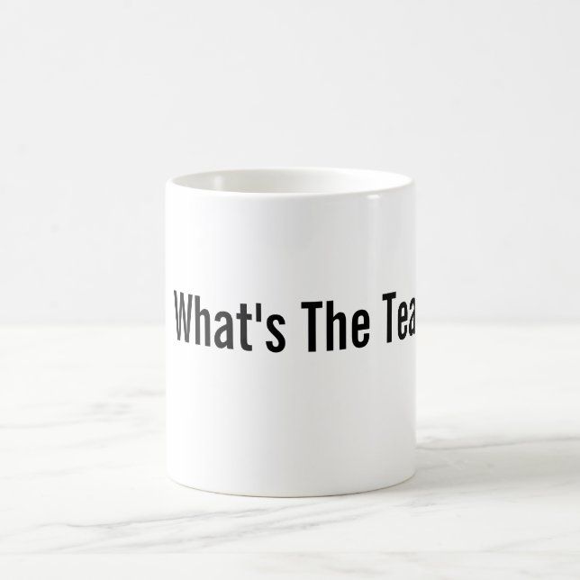 Är vad teaen? Mugg (Center)