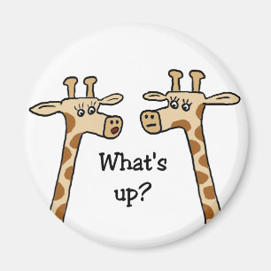 Är vad upp? Giraffmagnet Magnet