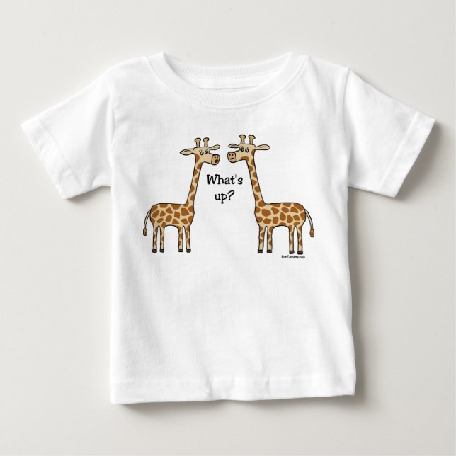Är vad upp? Girafft-skjorta T Shirt (Framsida)