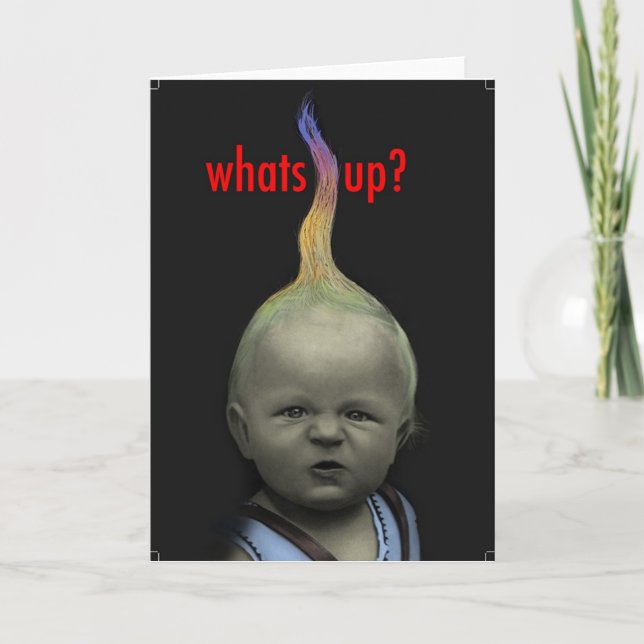 är vad upp? kort (Framsida)