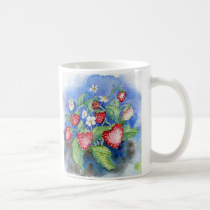 "Är vänner kaffemuggen för jordgubbarna" Kaffemugg