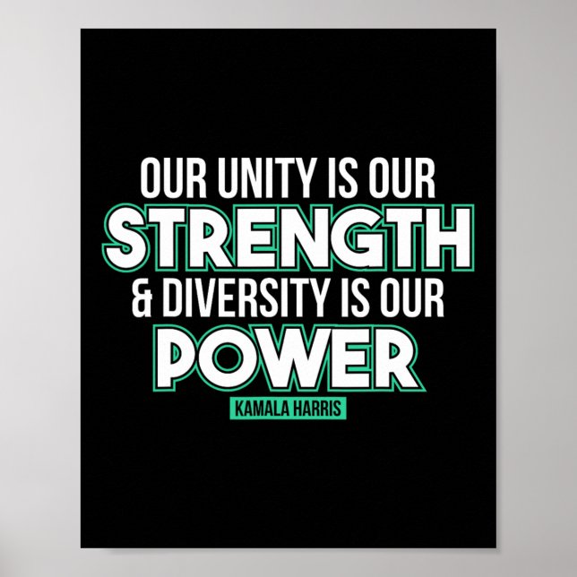 Är vår starka mångfald vår Power Kamala Harr? Poster (Framsidan)