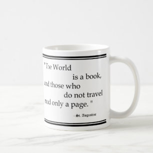 "Är världen muggen för en bok… " Kaffemugg