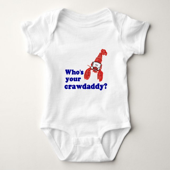 Är vem din Crawdaddy? T Shirt (Framsida)
