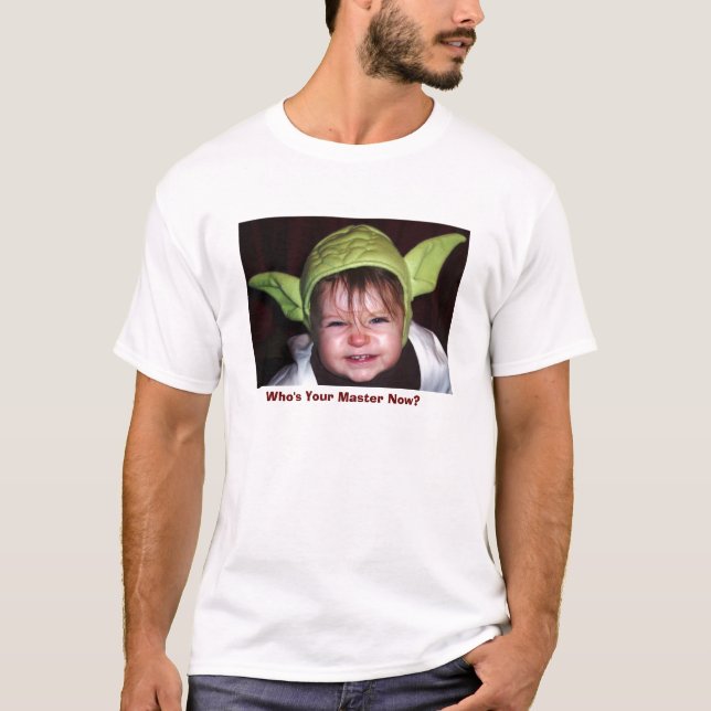 Är vem ditt ledar- nu? t-shirt (Framsida)