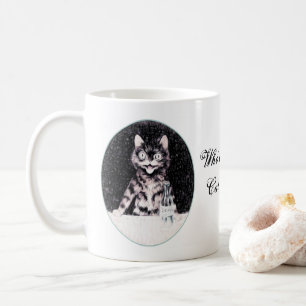 Är vem en galen kattdam? mugg 11oz