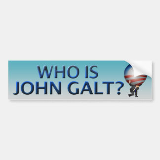 Är vem John Galt? Bildekal